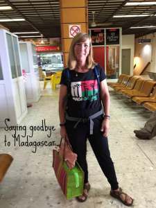 travel nurse saying goodbye to Madagascar Mercy Ships