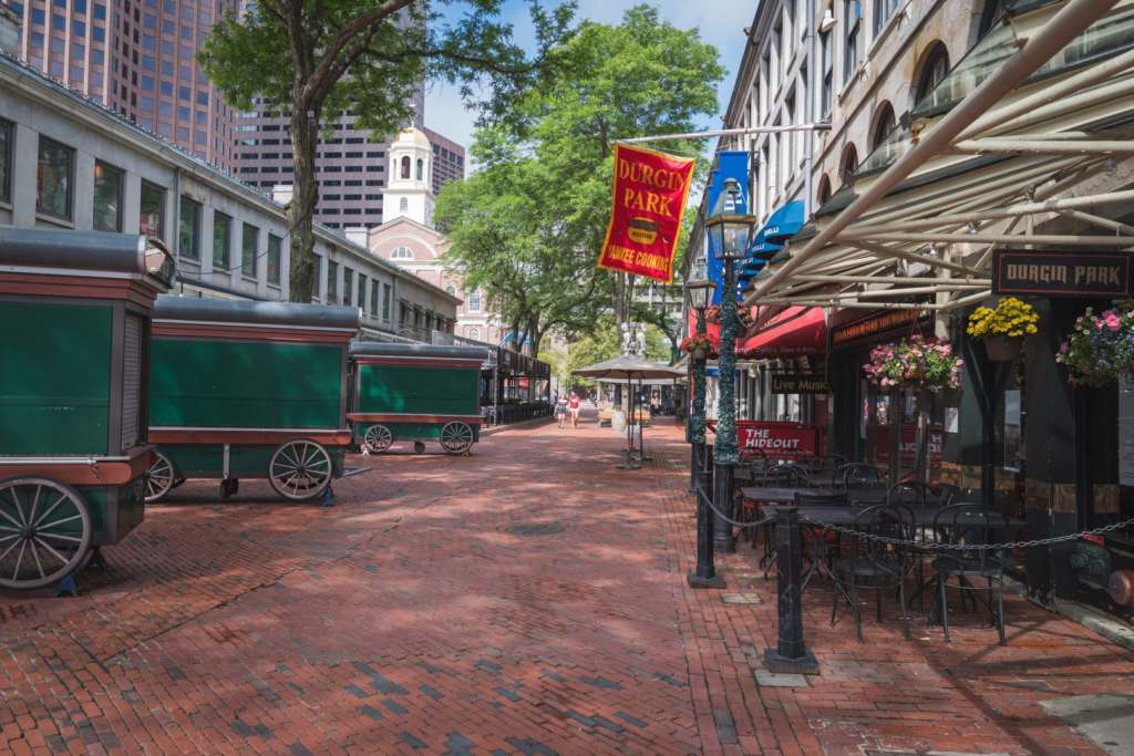 6 Reasons to Visit the Northeast Boston, United States - June 18th, 2017: Street scene along the Freedom Trail in Boston, MA